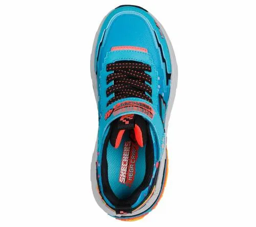 MegaCraft 4K Turquoise Black Kids SKECHERS Big Kids UK Sizes 36