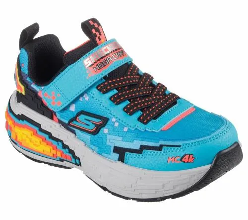 MegaCraft 4K Turquoise Black Kids SKECHERS Big Kids UK Sizes 36