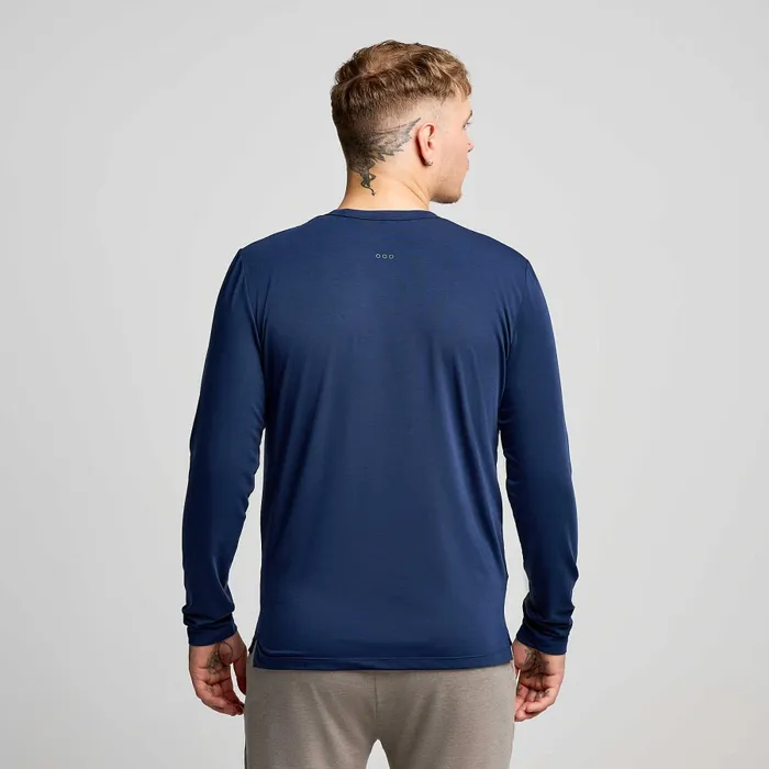 Men8217s Triumph Long Sleeve Navy Men Tops Saucony Men8217s Triumph Long Sleeve Navy Men Tops Saucony