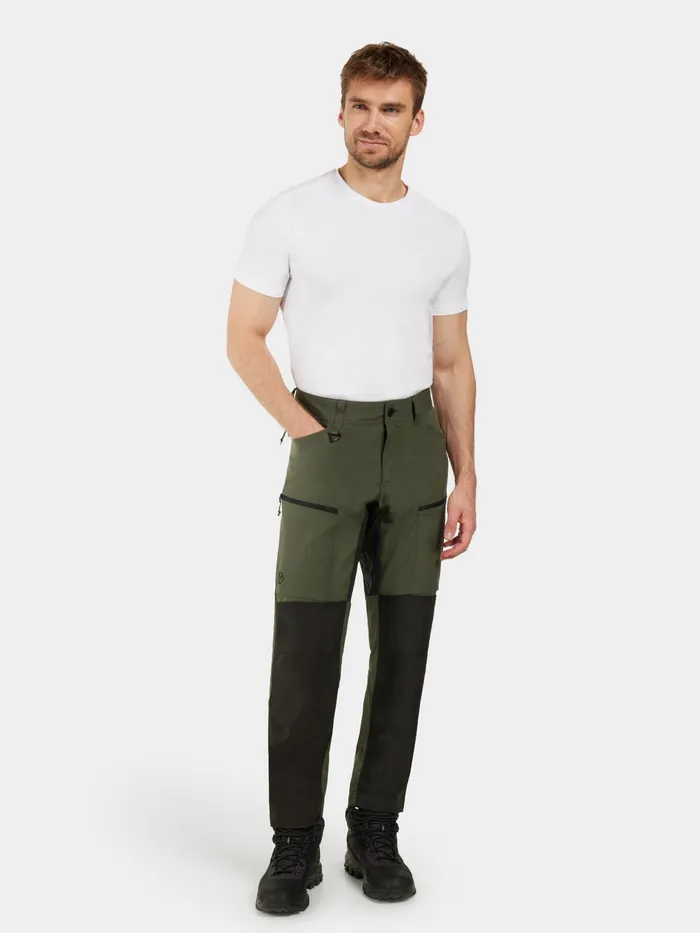 Men Ara Pants Deep Green Didriksons Walking Trousers