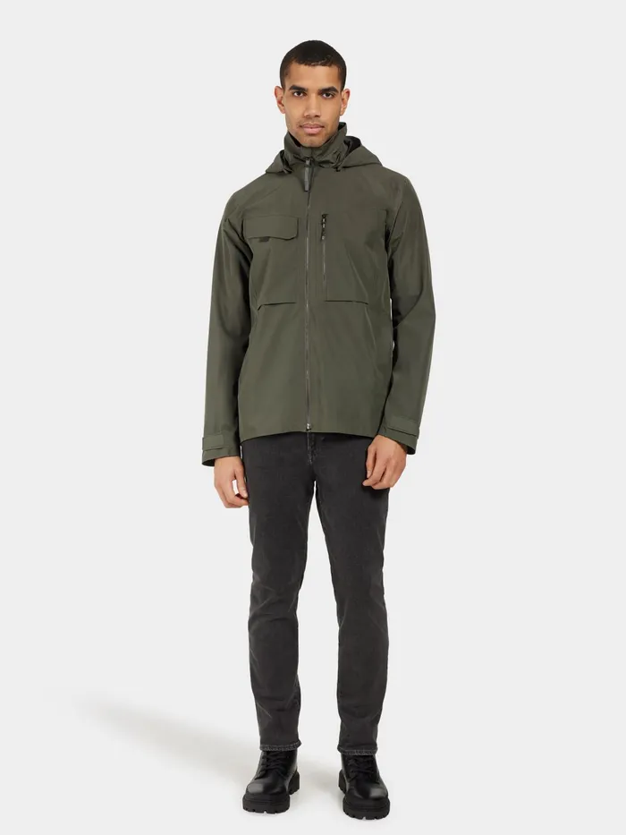 Men Aston Jacket Deep Green Didriksons Spring Jackets