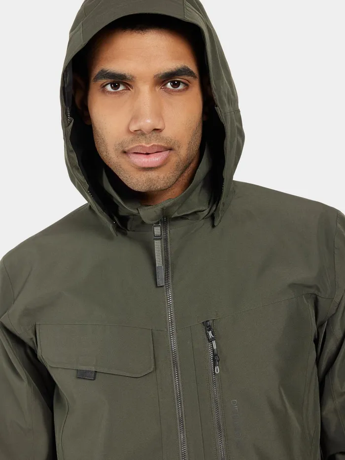 Men Aston Jacket Deep Green Didriksons Spring Jackets