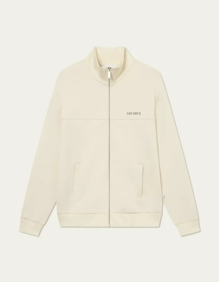 Men Ballier Track Jacket 8211 Ivory Les Deux HoodiesSweatshirts