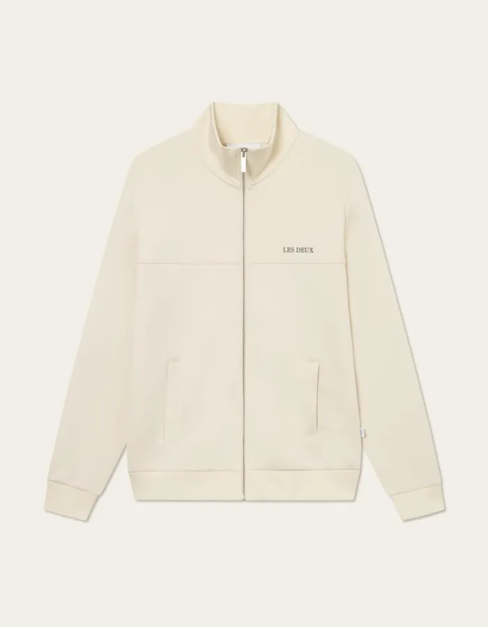 Men Ballier Track Jacket 8211 Ivory Les Deux HoodiesSweatshirts