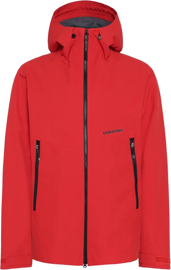 Men Basil Jacket Pomme Red Didriksons Spring Jackets