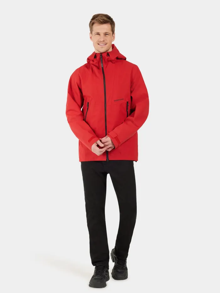 Men Basil Jacket Pomme Red Didriksons Spring Jackets