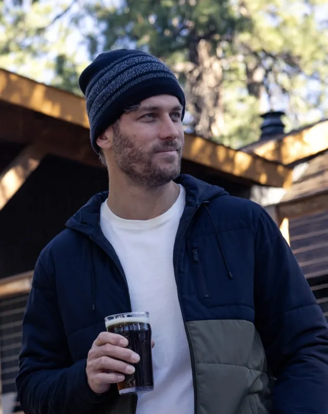 Men Beanies TravisMathew SLOW DRIFT BEANIE Black