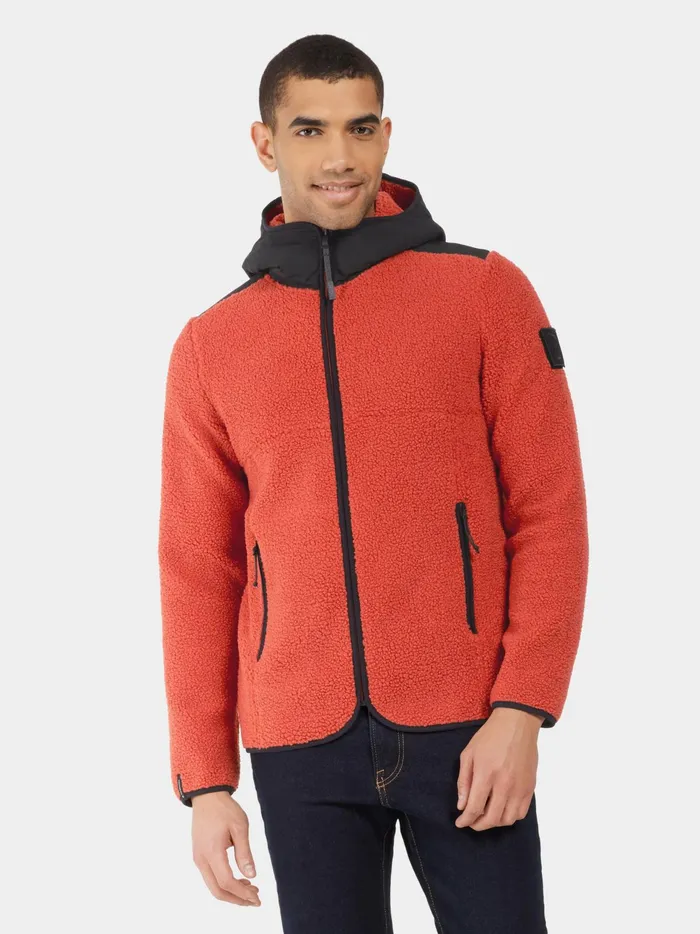 Men Benno FullZip Ochre Red Didriksons Autumn Jackets