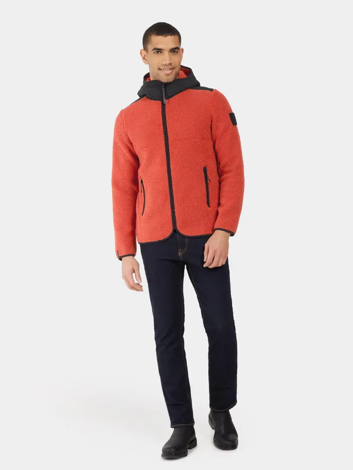 Men Benno FullZip Ochre Red Didriksons Autumn Jackets