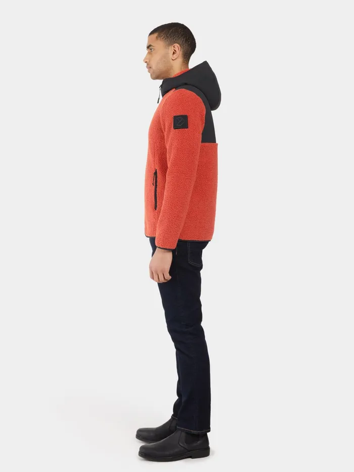 Men Benno FullZip Ochre Red Didriksons Autumn Jackets