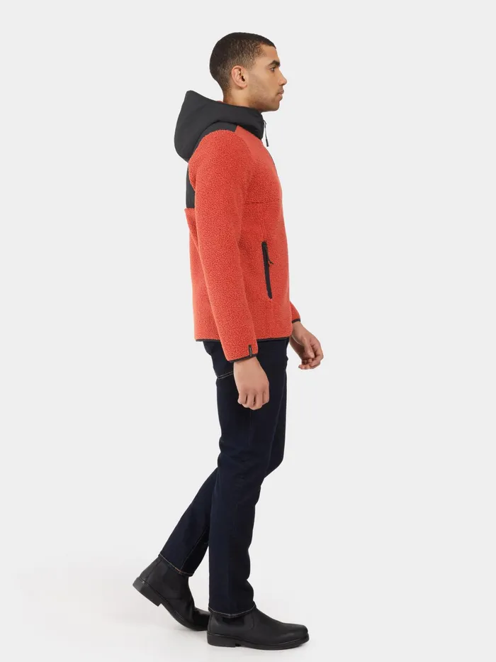 Men Benno FullZip Ochre Red Didriksons Autumn Jackets