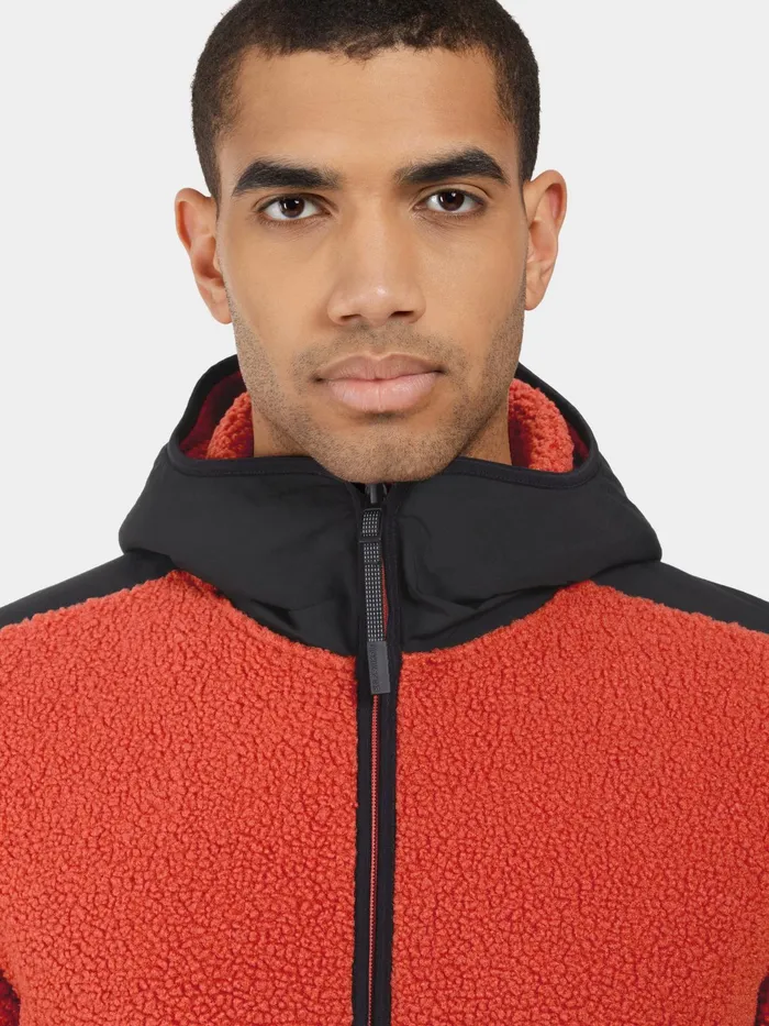 Men Benno FullZip Ochre Red Didriksons Autumn Jackets