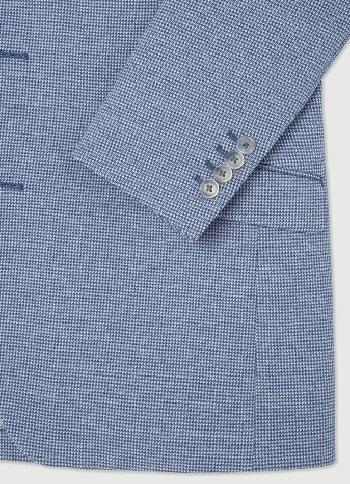 Men Blazers Hackett London Puppytooth Blazer Navywhite