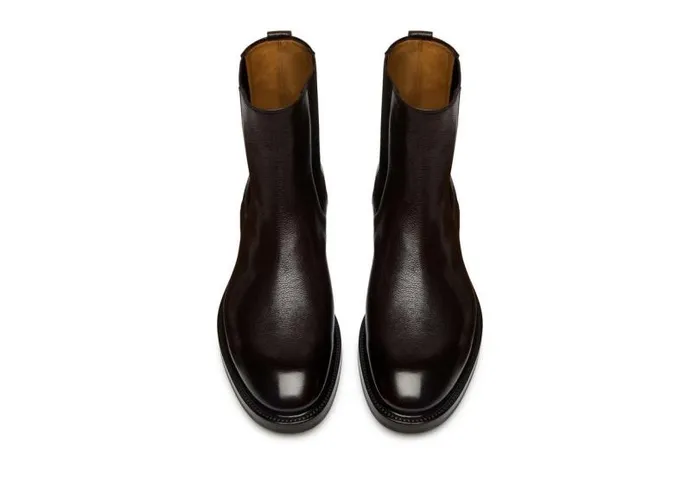 Men Boots Tom Ford Small Grain Leather Stuart Chelsea Boot Men Boots Tom Ford Small Grain Leather Stuart Chelsea Boot