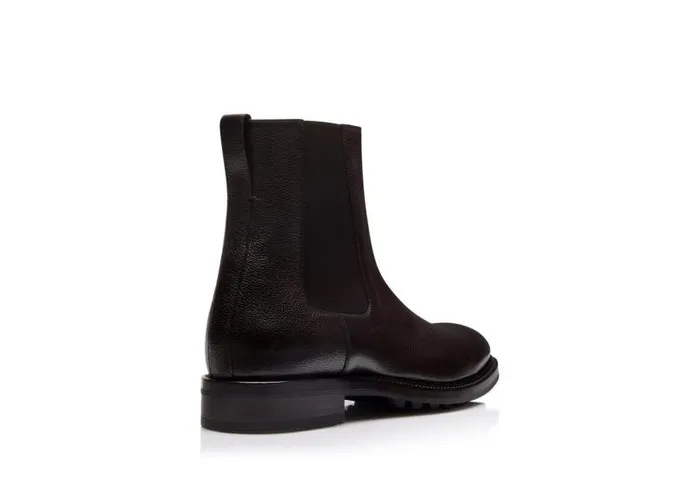 Men Boots Tom Ford Small Grain Leather Stuart Chelsea Boot Men Boots Tom Ford Small Grain Leather Stuart Chelsea Boot