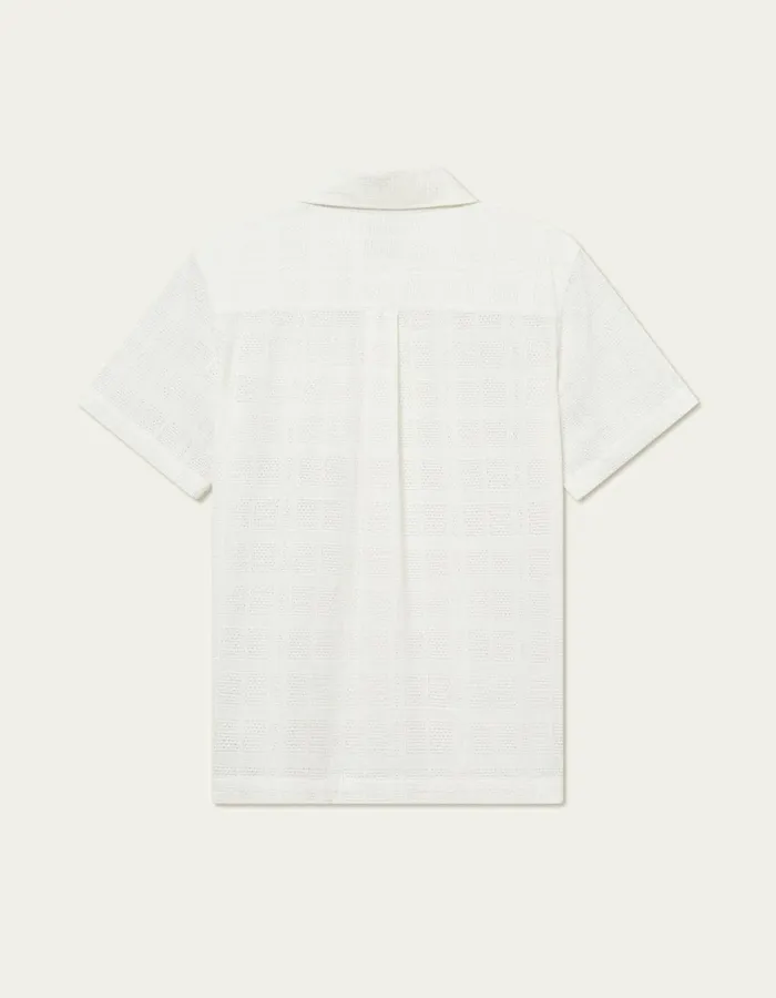 Men Charlie SS Shirt 8211 Light Ivory Les Deux ShirtsOvershirts