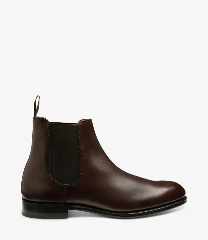 Men Chelsea Boots Loake Coppergate Scorched Walnut