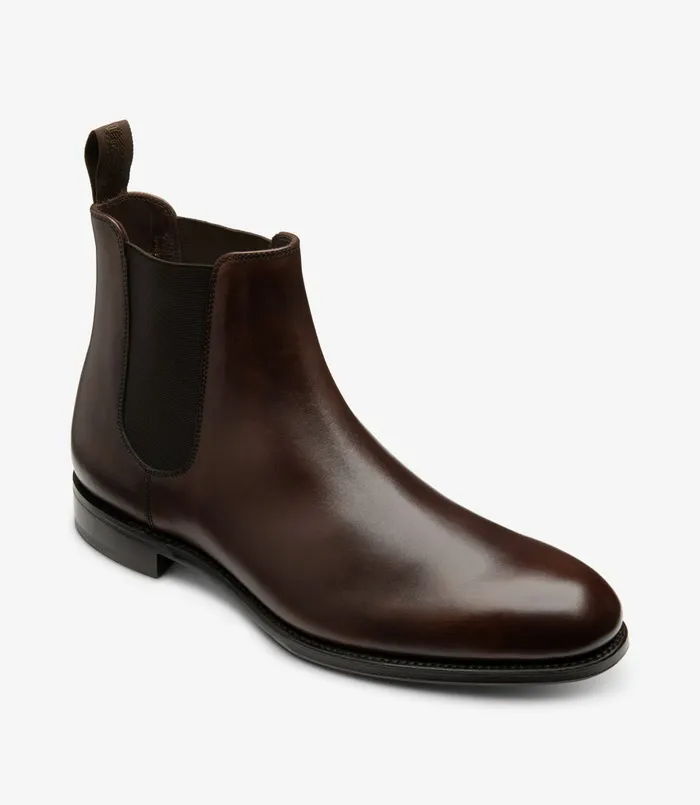 Men Chelsea Boots Loake Coppergate Scorched Walnut