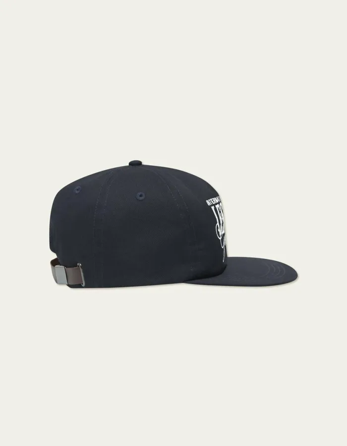 Men Chess Cap 8211 Dark NavyLight Ivory Les Deux CapsHats