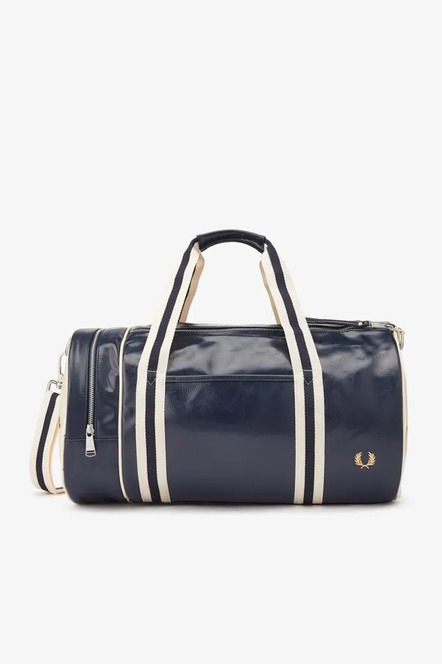 Men Classic Barrel Bag Navyecru Fred Perry Bags