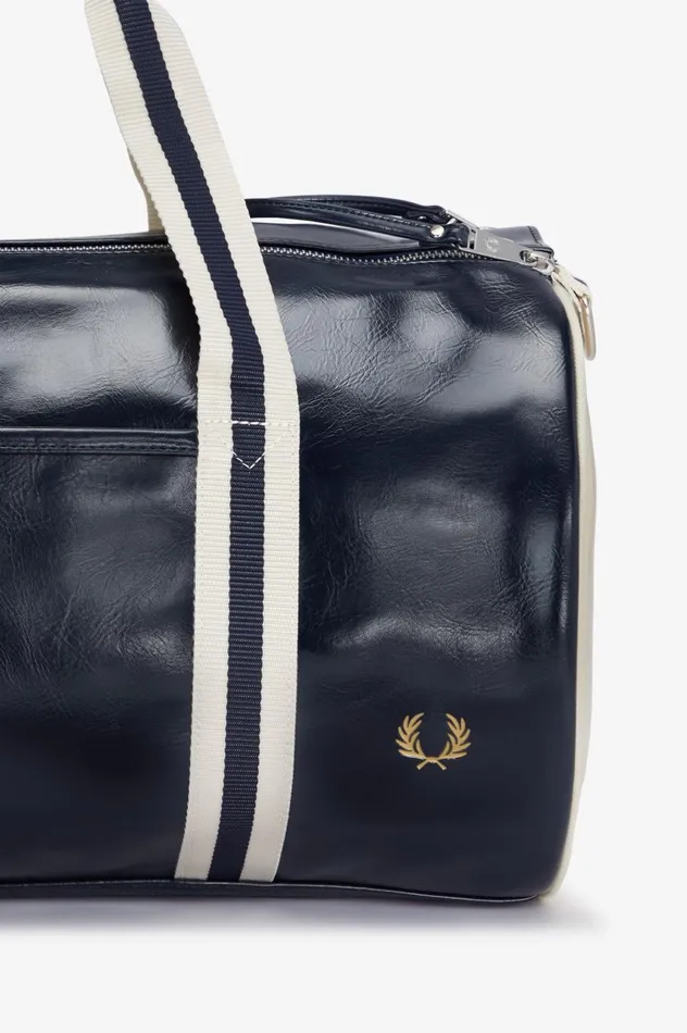 Men Classic Barrel Bag Navyecru Fred Perry Bags