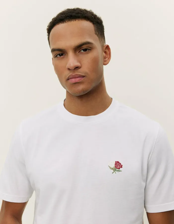 Men Clyde TShirt 8211 WhiteWhite Les Deux Tshirts