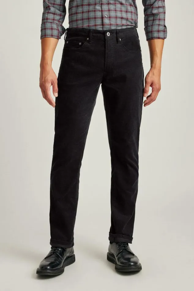 Men Corduroy 5Pocket Pants Black Bonobos 5pochet Pants
