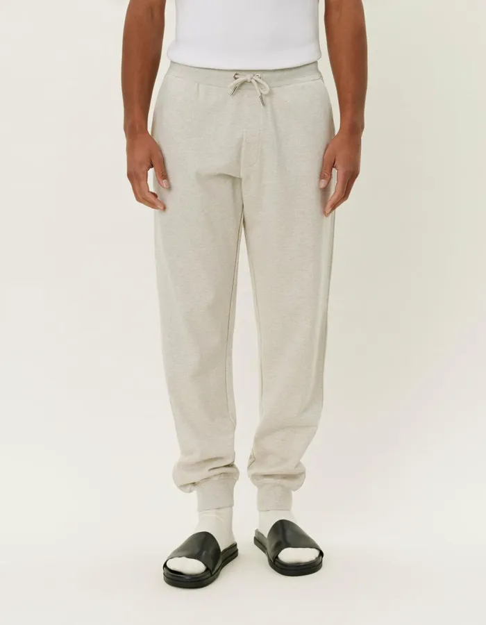 Men Dexter Sweatpants 8211 Ivory Melange Les Deux Pants