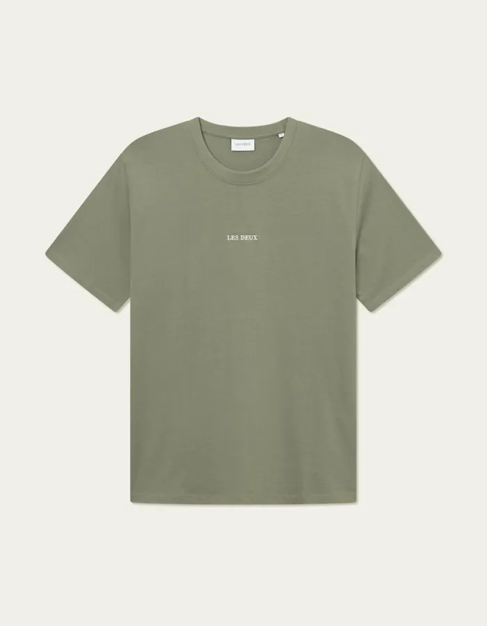 Men Dexter TShirt 8211 Lichen Green Les Deux Tshirts