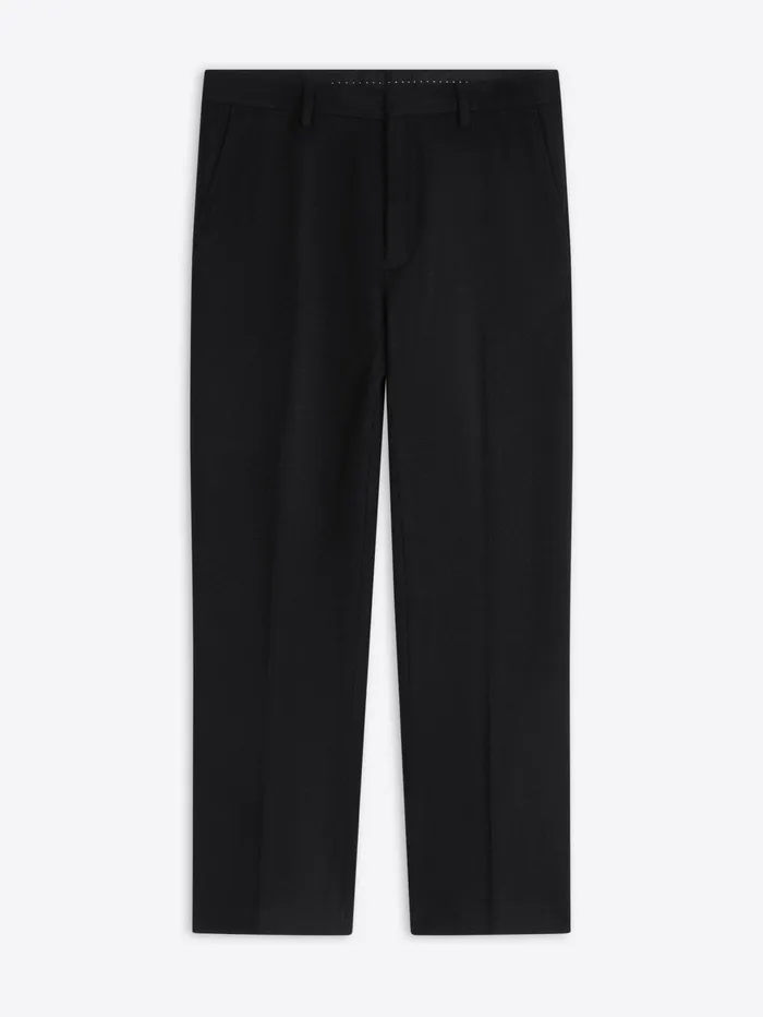 Men Dries Van Noten Pants Wool Cropped Pants