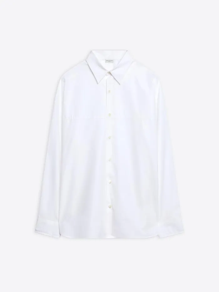 Men Dries Van Noten Shirts Cotton Kimono Shirt