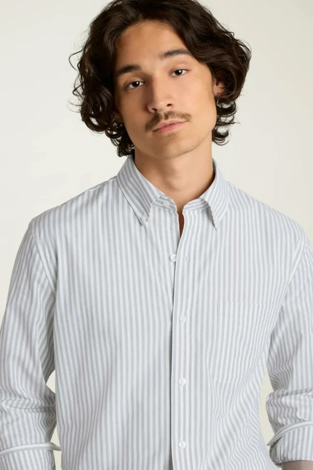Men Everyday Shirt Lily Pad Stripe Bonobos Business Casual Shirts
