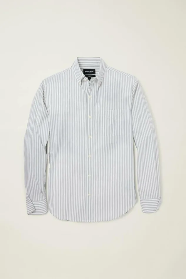 Men Everyday Shirt Lily Pad Stripe Bonobos Business Casual Shirts