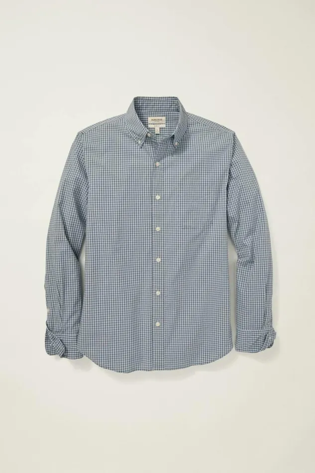 Men Everyday Shirt Navy Blue Raleigh Gingham Bonobos Casual Shirts