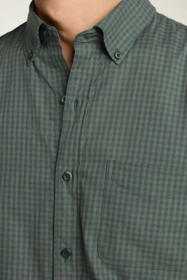 Men Everyday Shirt Navy Olive Check Bonobos Business Casual Shirts
