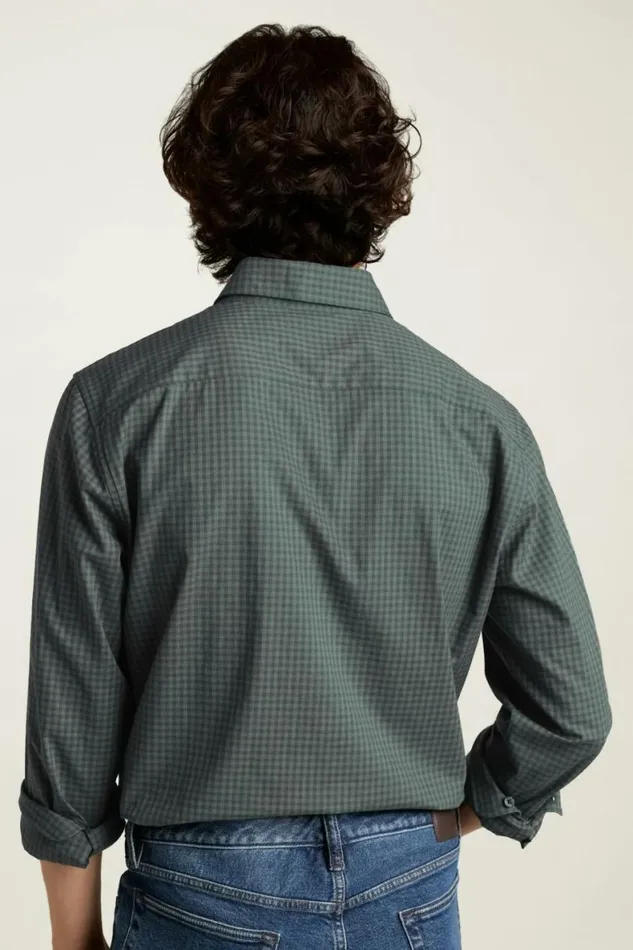 Men Everyday Shirt Navy Olive Check Bonobos Business Casual Shirts