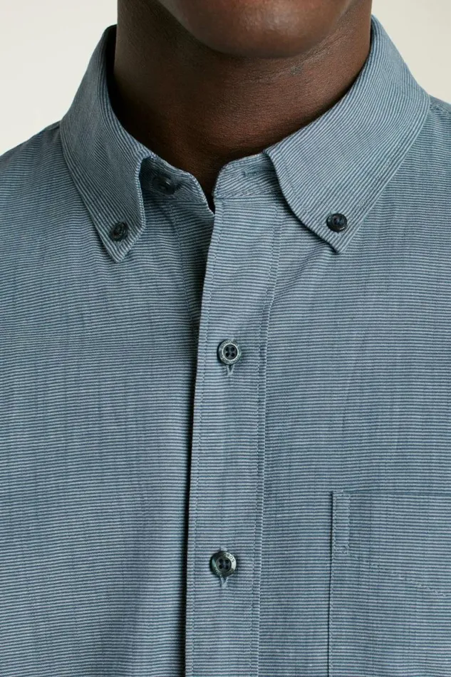 Men Everyday Shirt Navy Oxnard Stripe Bonobos Business Casual Shirts