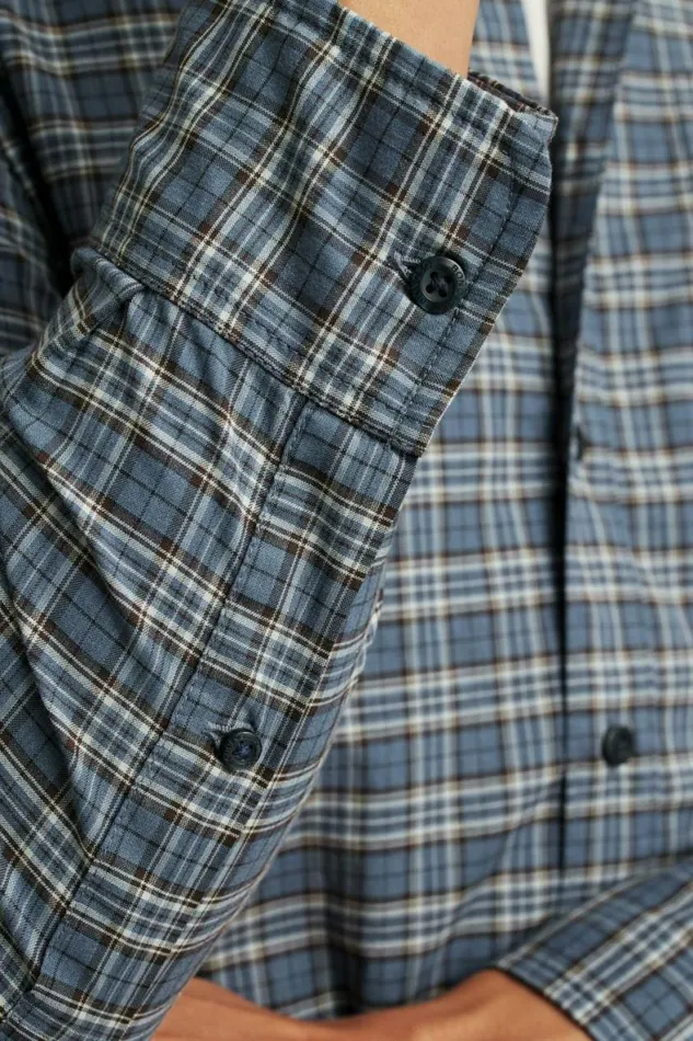 Men Everyday Shirt Navy Plaid Bonobos Business Casual Shirts