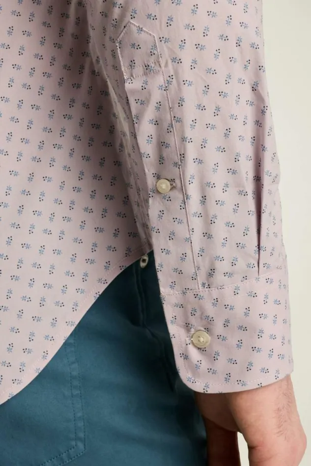 Men Everyday Shirt Purple Germain Floral Bonobos Casual Shirts