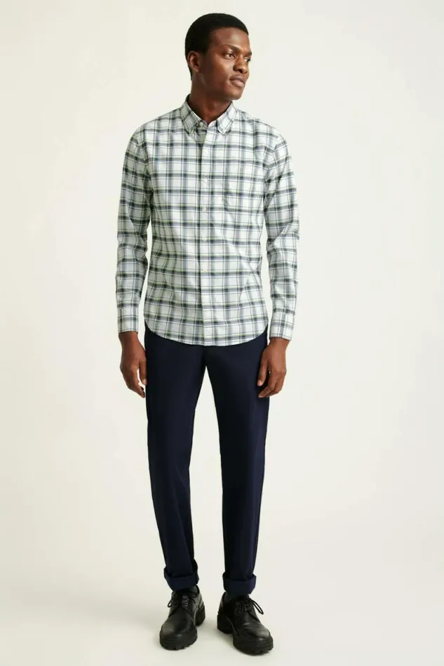 Men Everyday Shirt Seapine Plaid Bonobos Business Casual Shirts
