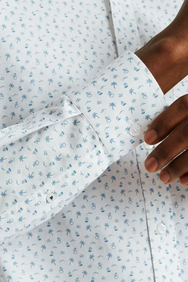 Men Everyday Shirt White And Blue Honeymoon Bonobos Business Casual Shirts
