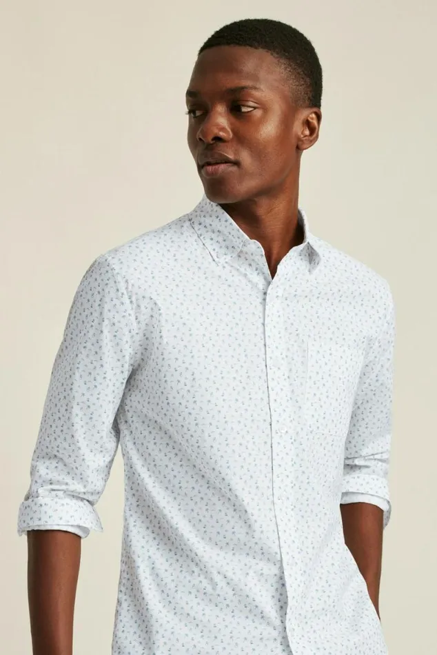 Men Everyday Shirt White And Blue Honeymoon Bonobos Business Casual Shirts