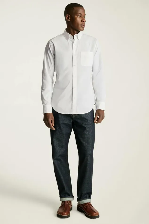 Men Everyday Shirt White Bonobos Casual Shirts
