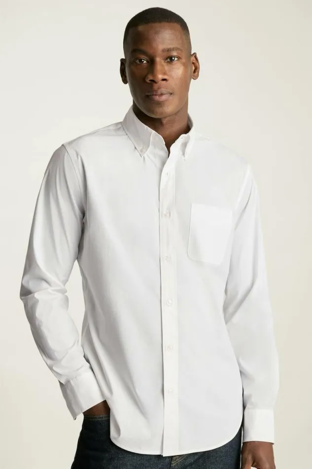 Men Everyday Shirt White Bonobos Casual Shirts