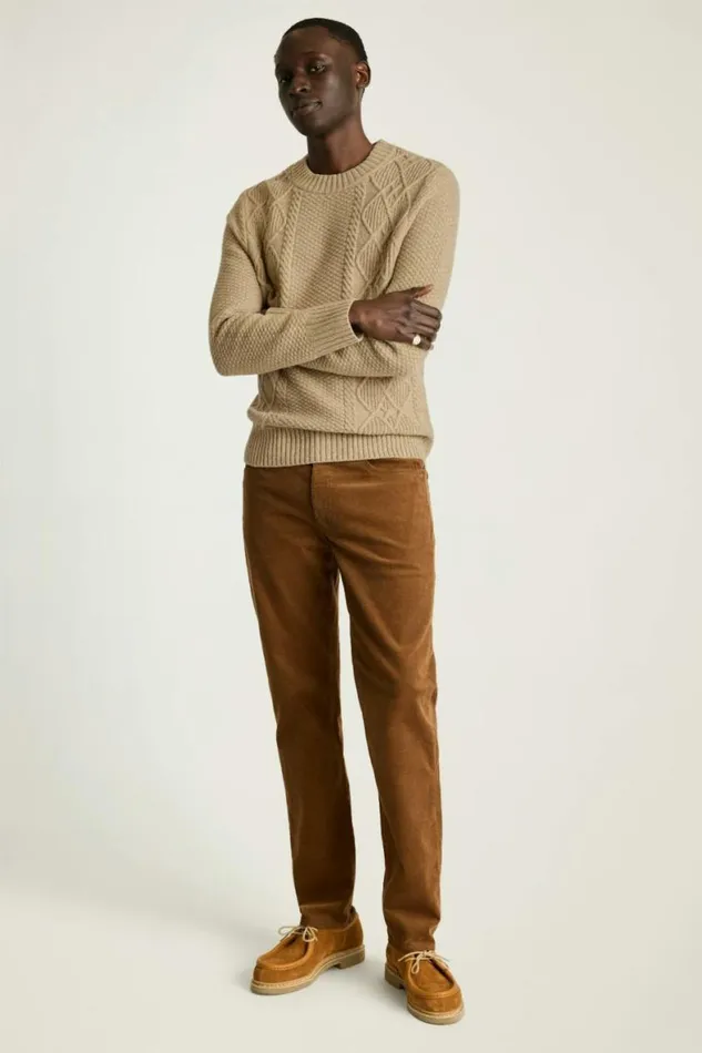 Men Extrafine Merino Cable Sweater Oatmeal Heather Bonobos Crew and VNeck Sweaters Men Extrafine Merino Cable Sweater Oatmeal Heather Bonobos Crew and VNeck Sweaters