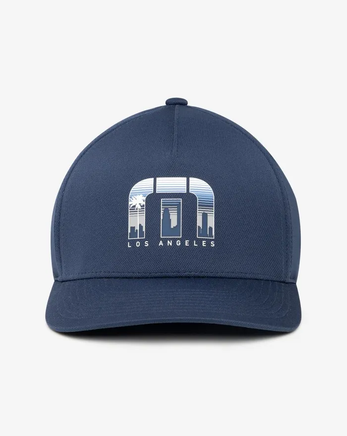 Men Fitted TravisMathew ECHO PARK FITTED HAT Dress Blues