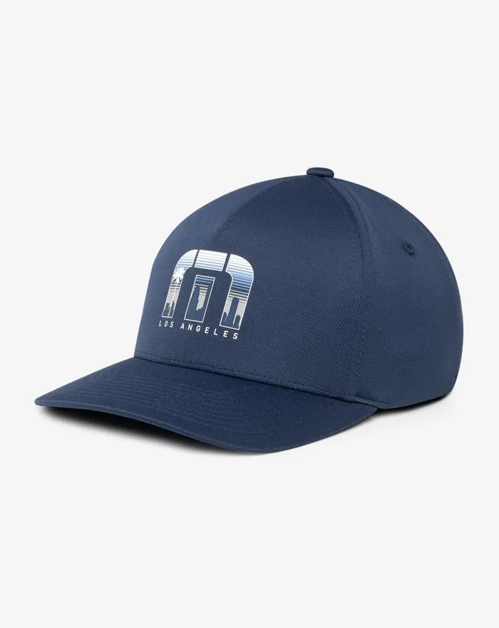 Men Fitted TravisMathew ECHO PARK FITTED HAT Dress Blues