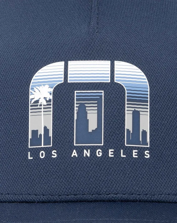 Men Fitted TravisMathew ECHO PARK FITTED HAT Dress Blues