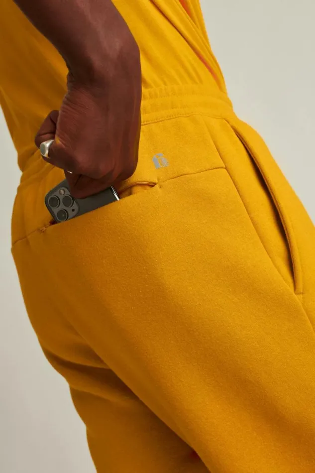 Men Fleece Sweatpant Gold Yellow Bonobos Joggers and Athleisure