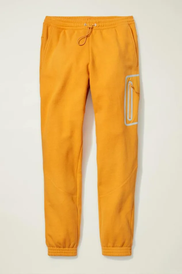 Men Fleece Sweatpant Gold Yellow Bonobos Joggers and Athleisure